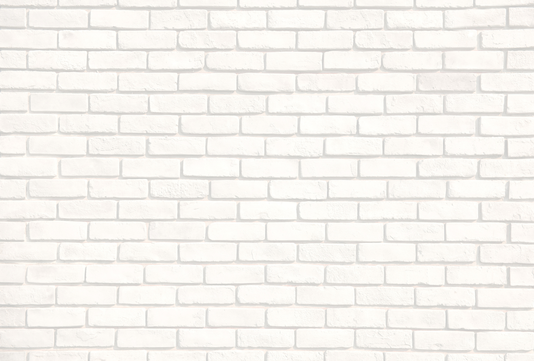 White Brick Wall Background 